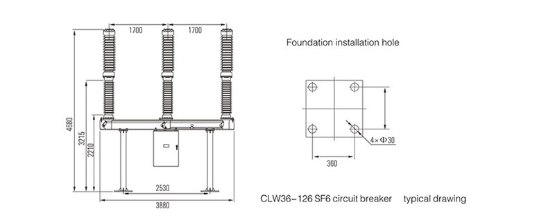 clw36 126 outdoor self evolving h v sf6 circuit breaker 4