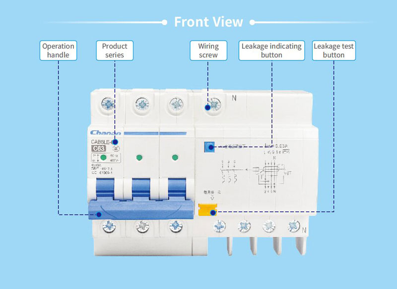 CAB6LE small RCBO 4